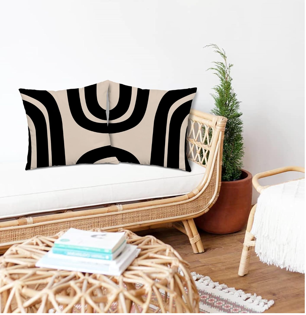 Nira Pillow Set – Abstract Cushion Covers (Set of 2 or 4)