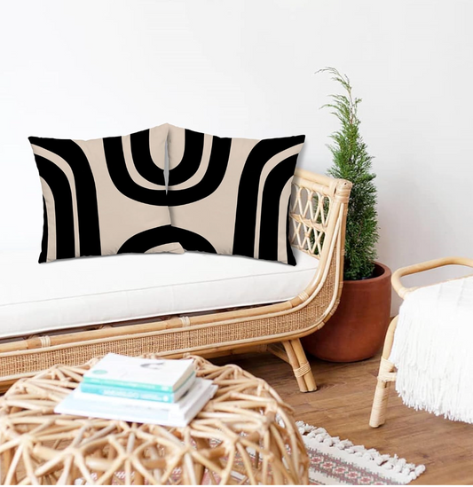 Nira Pillow Set – Abstract Cushion Covers (Set of 2 or 4)