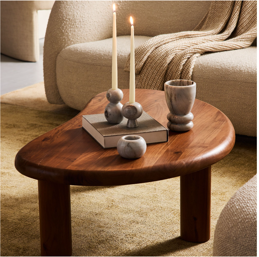 Oroa Marble Candle Holders