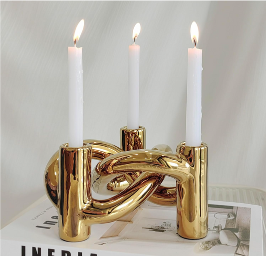 The Crown – Triple Taper Candle Holder