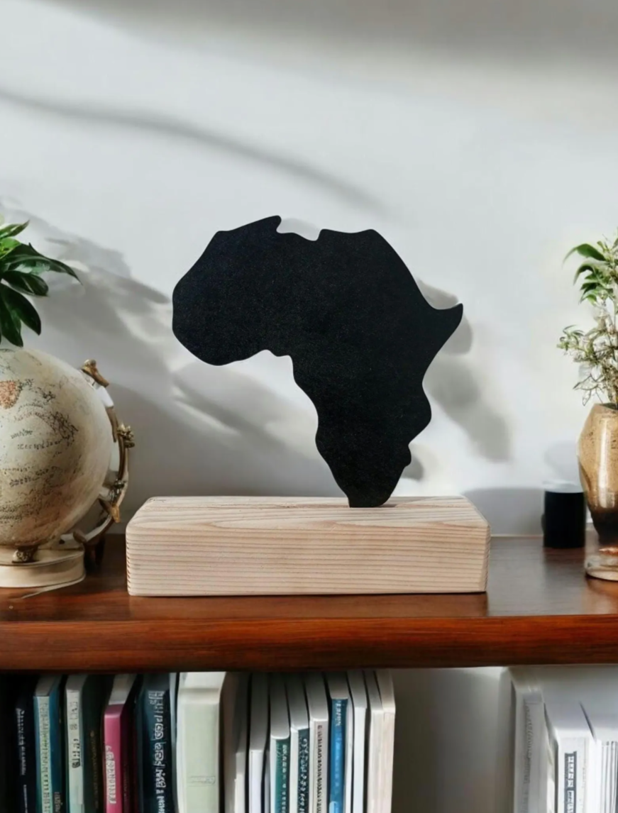 Ena Africa Map Sculpture