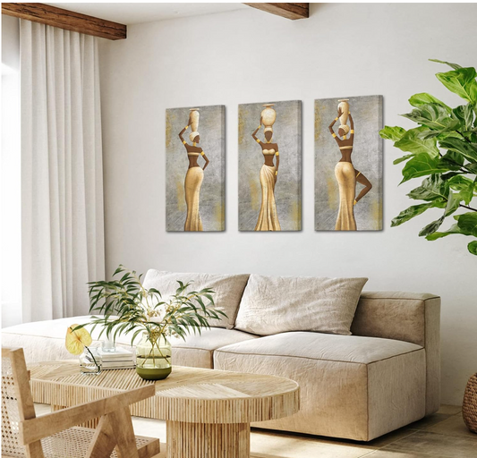 Rhythms of Her Day – Triptych