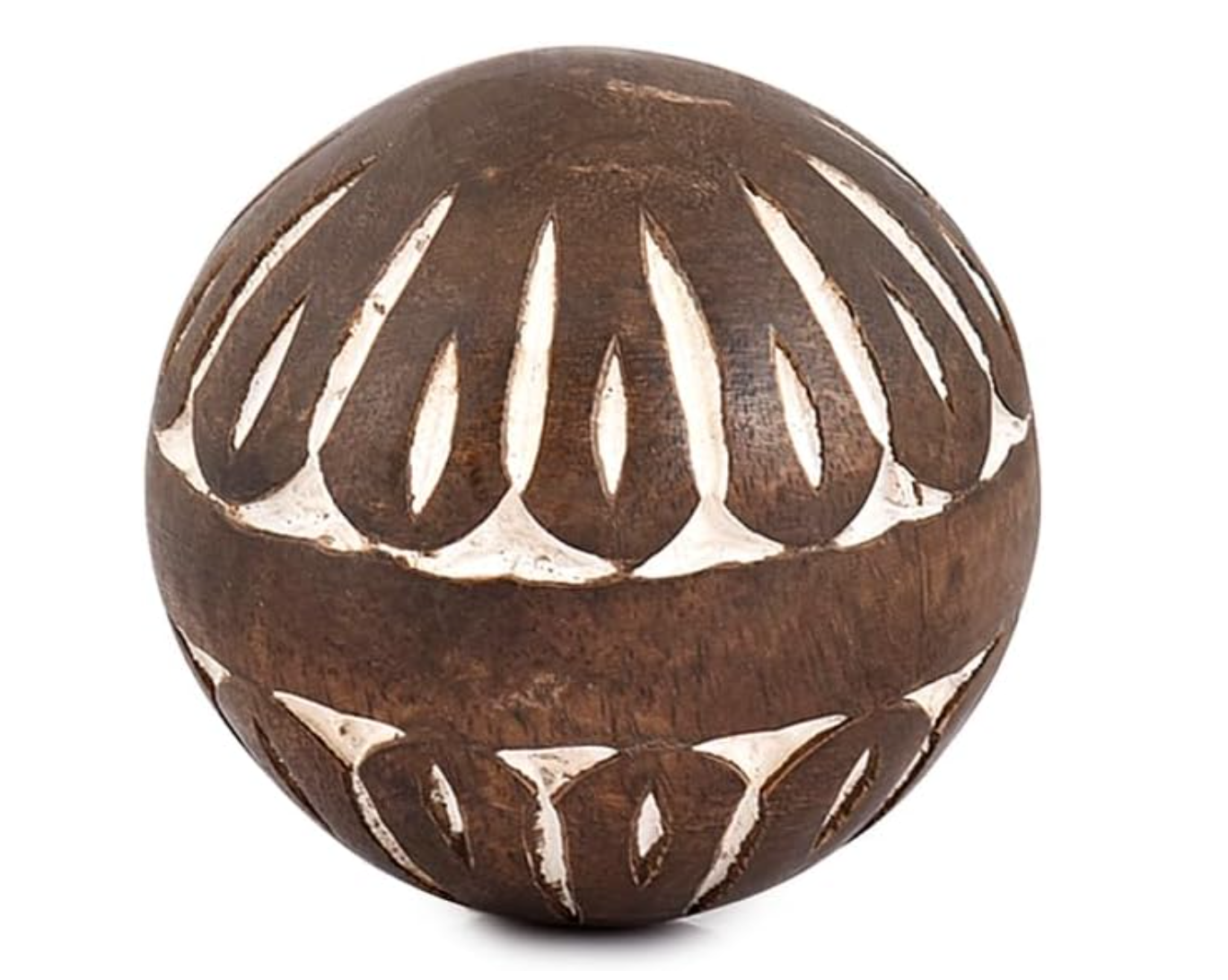 Obolo – Carved Wood Accent Ball Set