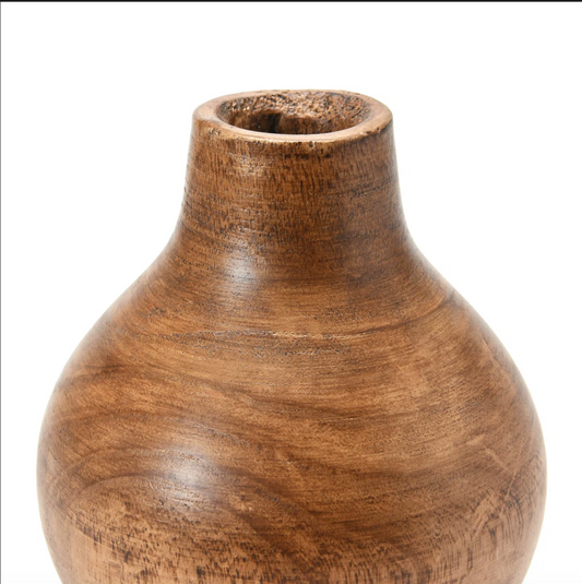 The Calabash Curve – Solid Wood Vase