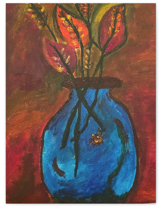 Sun Kissed Vase Canvas Print by Josephine Ann