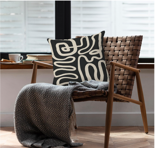 Uzi Weave – Abstract Line Pillow Covers | Set of 2 or 4