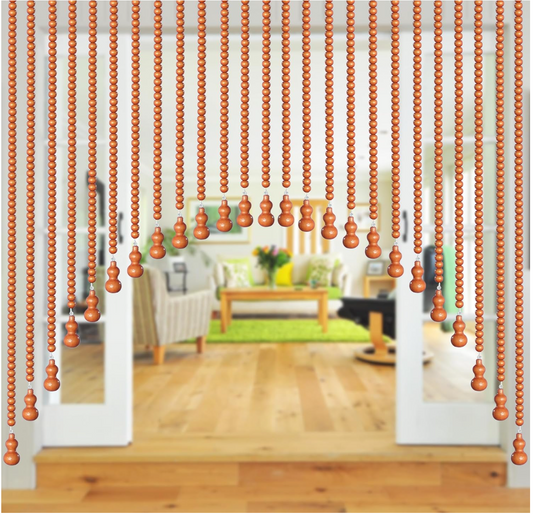 Sunchant Beads – Wood Beaded Door Curtain