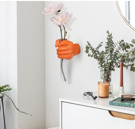 Mikono | Wall-Mounted Hand Sculpture Vase