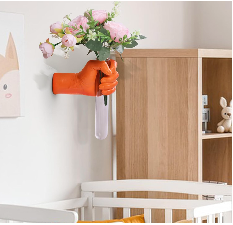 Mikono | Wall-Mounted Hand Sculpture Vase