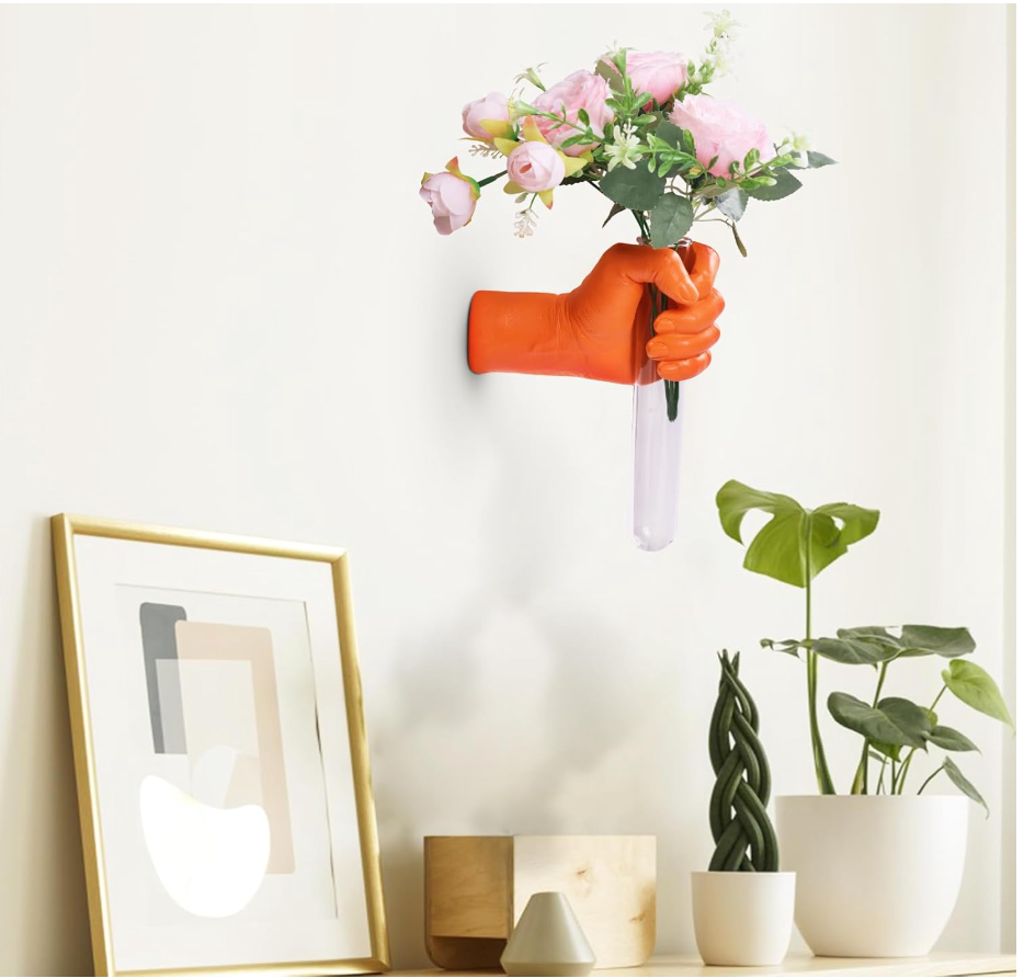 Mikono | Wall-Mounted Hand Sculpture Vase