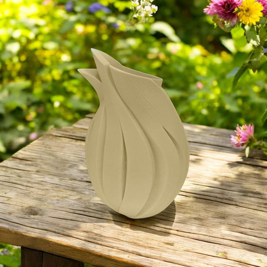 Yata Flame - Tall Sculptural Vase