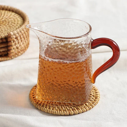 Talu – Handwoven Rattan Coaster Set