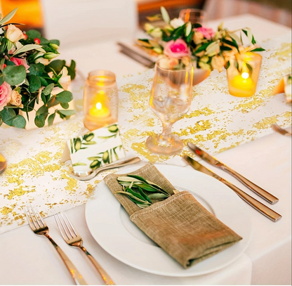 Zuri Luxe Mesh Table Runner