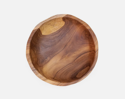 Kaya Carved Teak Bowl