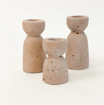 Tokeh Pillars – Handcrafted Concrete Candle Holders