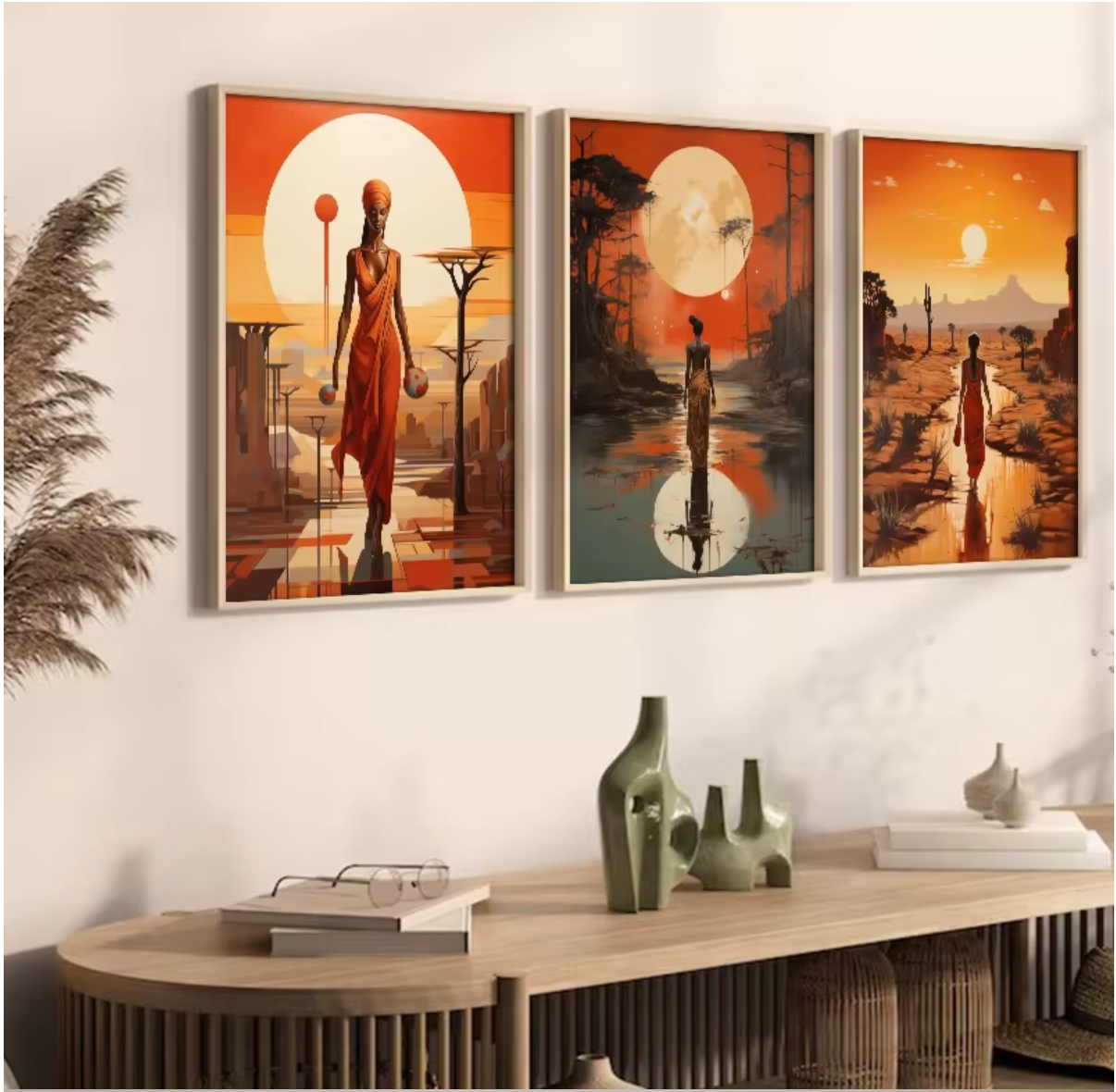 Sundiata Grace – Elegant African Women Canvas Print