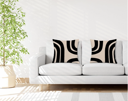 Nira Pillow Set – Abstract Cushion Covers (Set of 2 or 4)