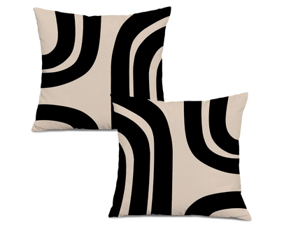 Nira Pillow Set – Abstract Cushion Covers (Set of 2 or 4)