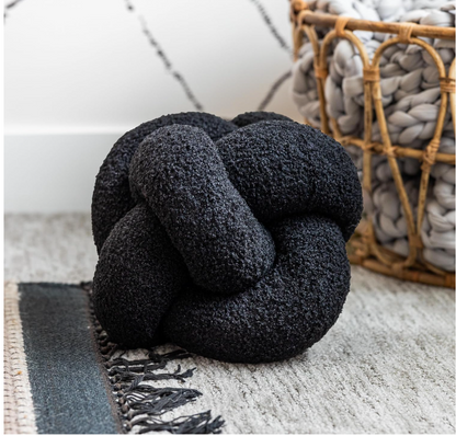 Kema Knot Pillow – Textural Accent Cushion