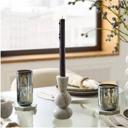 Oroa Marble Candle Holders