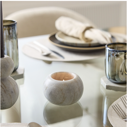 Oroa Marble Candle Holders