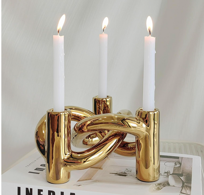 The Crown – Triple Taper Candle Holder