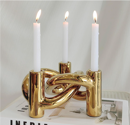 The Crown – Triple Taper Candle Holder