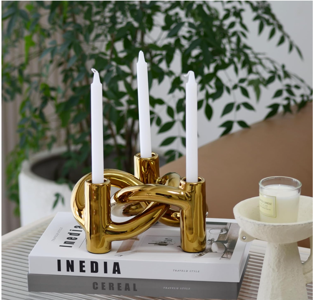 The Crown – Triple Taper Candle Holder