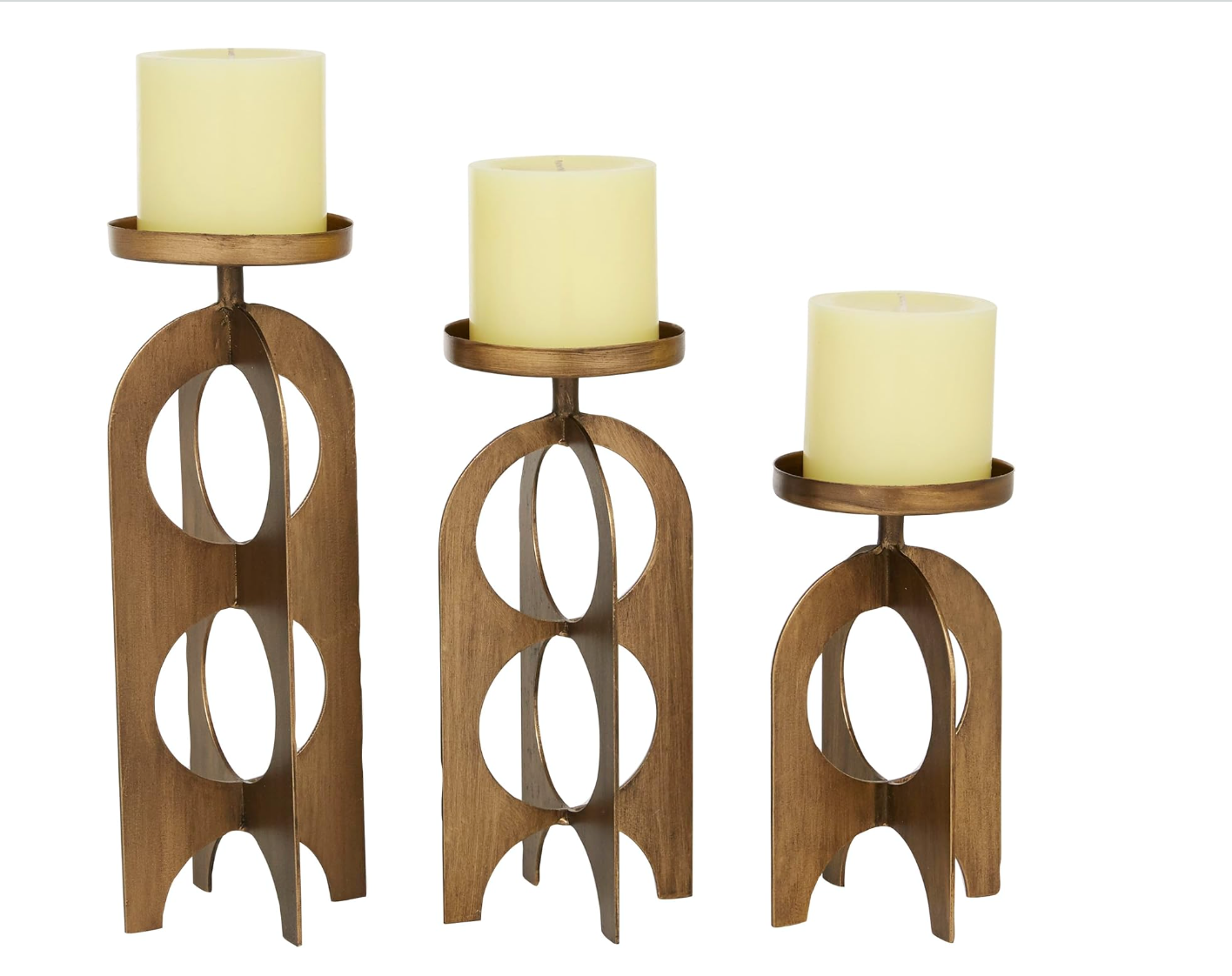 Lion Rock Trio – Pillar Candle Holder Set