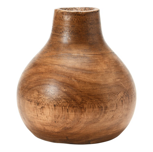 The Calabash Curve – Solid Wood Vase