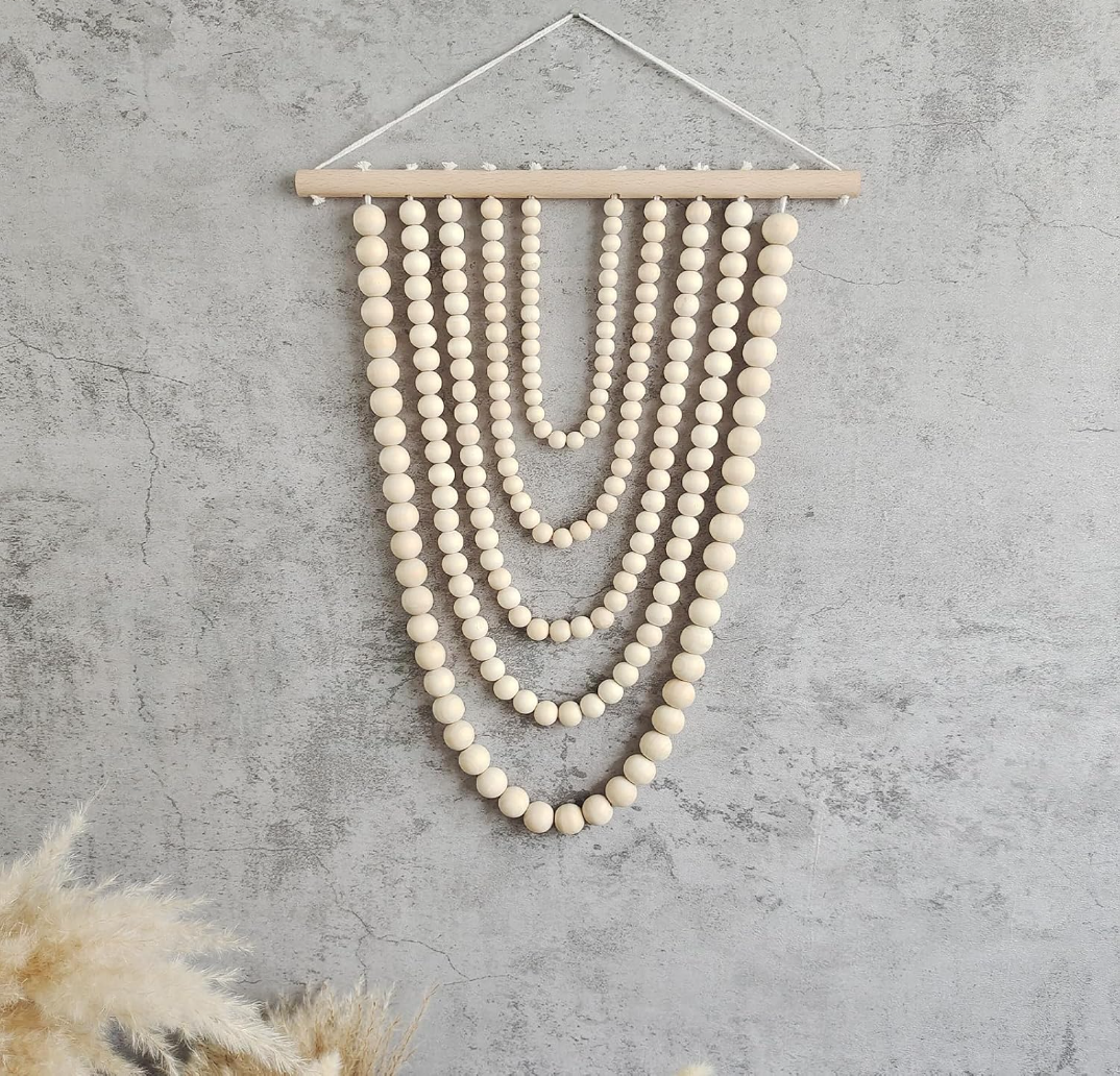 Oju Pearl – Beaded Wall Hanging
