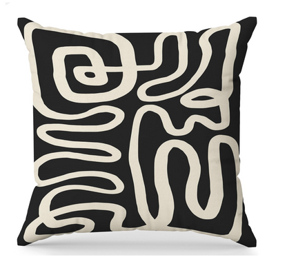 Uzi Weave – Abstract Line Pillow Covers | Set of 2  or 4
