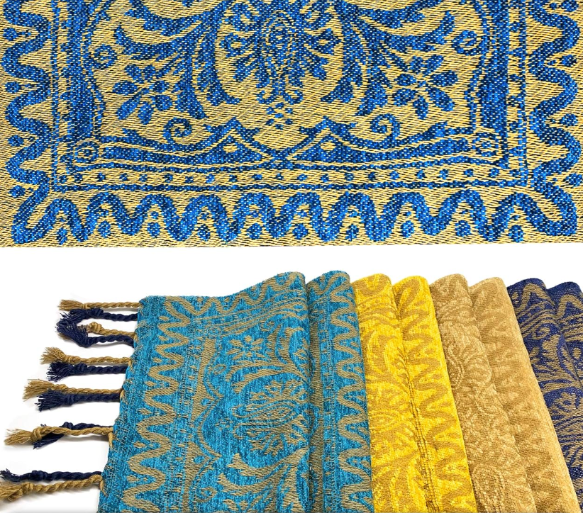 Amina Tide – Reversible Tribal Throw Blanket