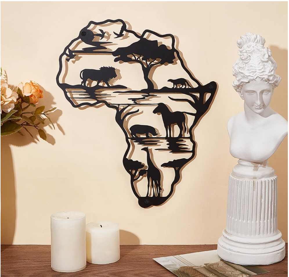 Salu Silhouette – Africa Metal Wall Art