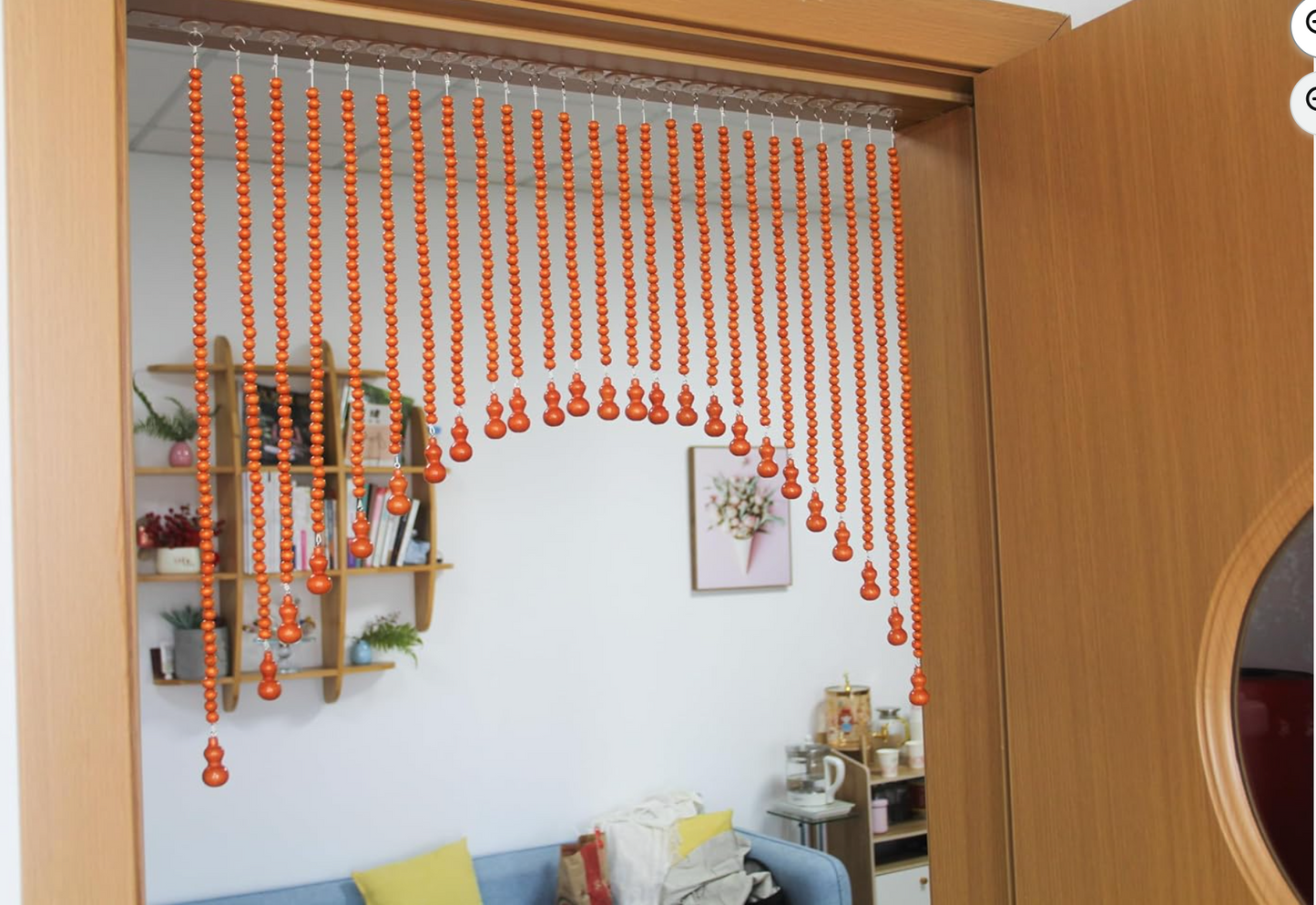 Sunchant Beads – Wood Beaded Door Curtain