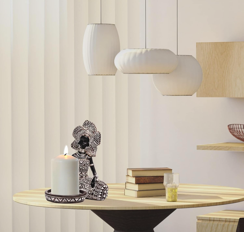 Queen Halima Candle Holder Sculpture