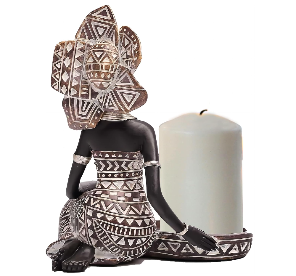 Queen Halima Candle Holder Sculpture