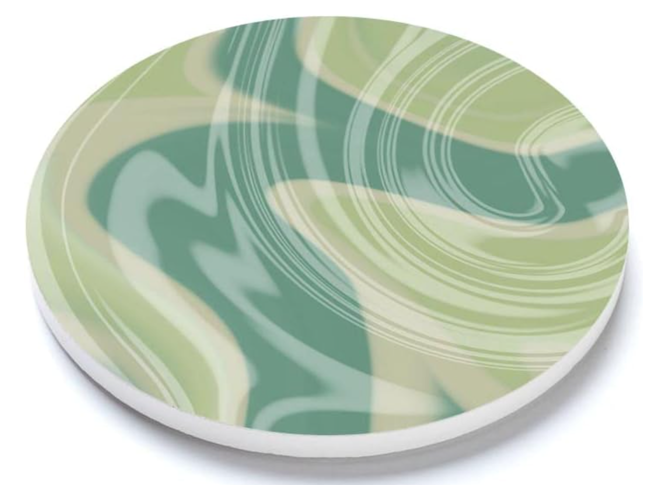 Jade Mirage| Absorbent Ceramic Coasters