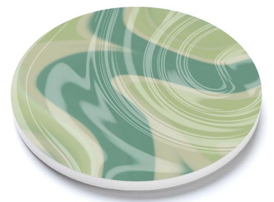 Jade Mirage| Absorbent Ceramic Coasters