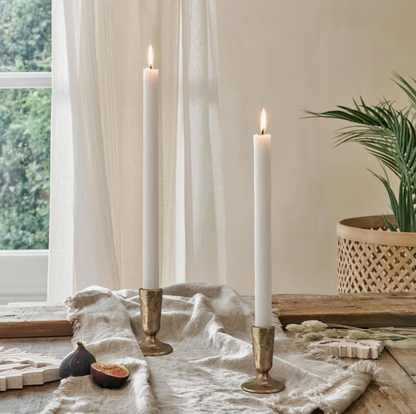 Amara Flow – Sculptural Brass Candle Holders